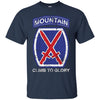 Image of 10th Mountain Division T Shirt Climb To Glory - 20324