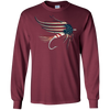 Image of American Flag Salmon Fly T-Shirt