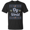 Image of Funny Hanukkah Sweater Long Sleeve Shirt, Oy to the World
