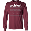Image of T Shirt de définition d’architecte - Tee-shirt cadeau d’emploi drôle