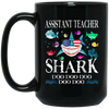 Image of Assistant Teacher Shark Doo Doo Doo T-Shirt Gift