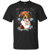 Image of Christmas Snowman Beagle Funny T-shirt