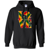 Image of Africa map regae rasta colors Africa map t-shirt