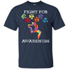 Image of autistic awareness Tshirt - kids puzzel aspergers wear