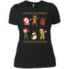 Image of christmas Shirts dabbing santa and friends