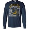 Image of Aries Facts Zodiac Sign T-Shirt