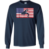 Image of American Wrestling Patriotic T-Shirt with the USA Flag