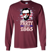 Image of Abraham Lincoln Shirt July 4th Party Like It's 1865 T Shirt