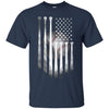 Image of American Flag Vintage Baseball Flag T-Shirt, Dad, Mom, Kid T
