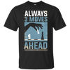 Image of Witty Chess Tees - Always 3 Moves Ahead Vintage T-Shirt