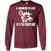 Image of A womens place is in the resistance shirt