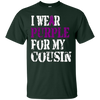Image of Alzheimer's Awareness T-shirt I Wear Purple For My Cousin