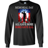 Image of All Gave Some Some Gave All Military - Memorial Day T-Shirt