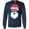 Image of L'infirmier préféré de Santa | tee-shirt de soins infirmiers de Noël drôle