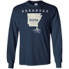 Image of Arkansas Roots Long Sleeve T-shirt, Love Home Native State