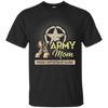 Image of Army Mom Proudly Supporting My Soldier T-Shirt Veterans Gift