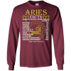 Image of Aries Facts Zodiac Sign T-Shirt