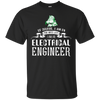 Image of Santa Electrical Engineer Funny Tshirt sur les vacances de Noël