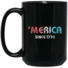 Image of 'Merica Since 1776 Shirt | Cool Retro USA Tshirt for July 4