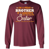 Image of Amazing Long Sleeve Tee For Brother. Costume From Sister.