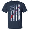 Image of American Flag Patriotic Fishing T shirt