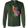 Image of "Freedom" Bright Colorful Bird Diversity Unity T-Shirt