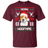 Image of Amstaff Merry Woofmas Christmas Gift T-Shirt