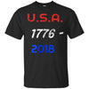 Image of America Independence Day Freedom 4th July Apparel T-Shirt