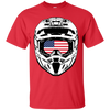 Image of American Flag Moto / Snowmobile Helmet T-Shirt
