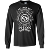 Image of All men are created equal Pisces Zodiac Sign T-Shirt