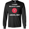 Image of Aries Zodiac T-Shirt Funny Saying Shirts for Men Women Gift