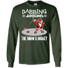 Image of Santa Dabbing Around The Snow & Playing Hockey Fun Shirt