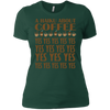 Image of A Haiku About Coffee Yes Poem T-Shirt