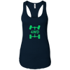 Image of 4WD Retro Long Sleeve T-Shirt Offroad Overland 4x4 Green