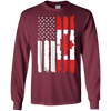 Image of American Canada Patriotic Flag T-shirt