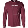 Image of Le tee-shirt D'ATLANTA avec le cœur | nous aimons ATL