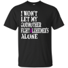 Image of Alzheimer's Awareness Shirt For Godmother Purple Ribbon Tee