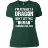 Image of "I'm Actually A Dragon" - Funny Halloween Costume T-Shirt