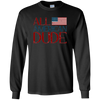 Image of All American Dude 4th of July Patriotic America USA Shirt LS