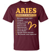 Image of Aries March 21 To April 20 Zodiac T Shirt