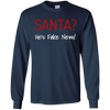 Image of Santa Fake News T-Shirt Trump Joke Funny Christmas Gift
