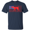 Image of T - shirt du 4 juillet, drapeau des États - Unis.