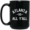 Image of Atlanta vs. All Y'all T-shirt for a Proud Atlantan