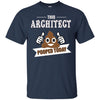 Image of Architect pooped today, Gift designer architecture t shirt
