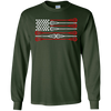 Image of American flag lacrosse shirt 4th of july shirts for men gift