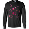 Image of Aphrodite Rehab Bobcat Paw Print Long Sleeve T-shirt