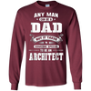 Image of Tout homme peut être un papa spécial un tee-shirt d'architecte