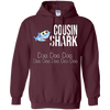 Image of "Cousin Shark" Baby Mommy Daddy Matching Family Shark Shirt