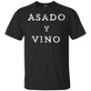 Image of Asado y Vino T-shirt - Funny BBQ Beef and Wine T-Shirt