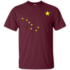 Image of Alaska T-Shirt State Flag Astrologie Big Dipper Polaris Tee